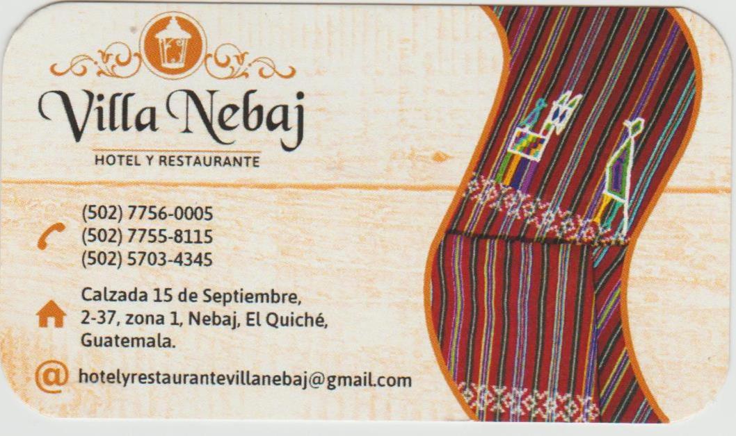Hotel Y Restaurante Villa Nebaj Eksteriør billede